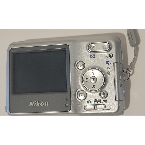 Nikon COOLPIX L3 Compact Digital Camera Silver Tested Works - Picture 3 of 5